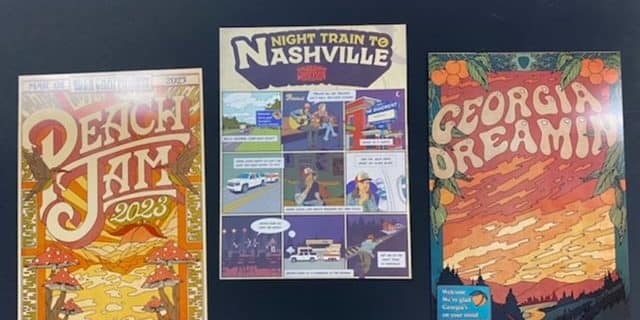 digital-printing georgia peach posters